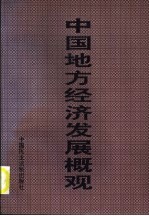 中国地方经济发展概观  第1卷  上