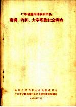 广东省连南瑶族自治县南岗、内田、大掌瑶族社会调查