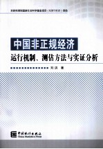 中国非正规经济  运行机制、测估方法与实证分析