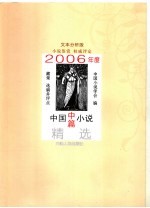 2006年度中国中篇小说精选  文本分析版