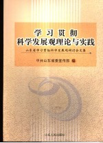 学习贯彻科学发展观理论与实践  山东省学习贯彻科学发展观研讨会文集