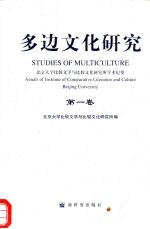 多边文化研究  北京大学比较文学与比较文化研究所学术纪要  第1卷