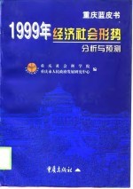 重庆蓝皮书  1999年经济社会形势分析与预测