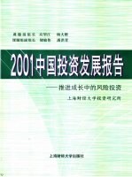 2001中国投资发展报告  推进成长中的风险投资