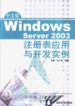 中文版Windows Server 2003注册表应用与开发实例