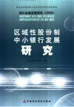 湖北金融发展报告  2005  区域性股份制中小银行发展研究