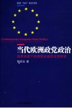 当代欧洲政党政治  选举向度下的西欧社会民主党研究