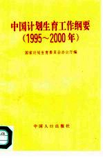 中国计划生育工作纲要  1995-2000年