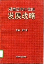 湖南迈向21世纪发展战略