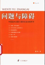 问题与障碍  中国走向全面小康的社会政策思考