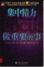 集中精力做重要的事  实现个人和企业成功的10个聚焦战略