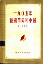 1905年俄国革命和中国