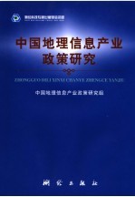 中国地理信息产业政策研究