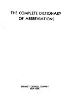 THE COMPLETE DICTIONARY OF ABBREVIATIONS