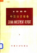 1989中国投资报告