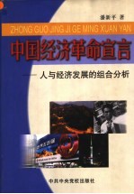 中国经济革命宣言  人与经济发展的组合分析