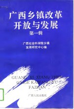 广西乡镇改革开放与发展  第1辑