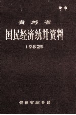 贵州省国民经济统计资料  1982年