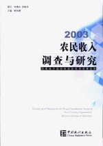 农民收入调查与研究  2003