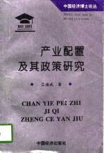 产业配置及其政策研究