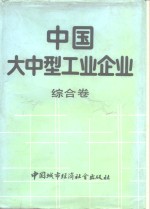 中国大中型工业企业  综合卷