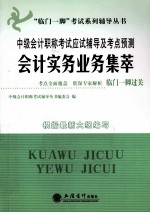 中级会计职称考试应试辅导及考点预测  会计实务业务集萃