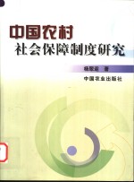 中国农村社会保障制度研究