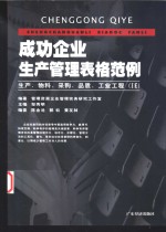 成功企业生产管理表格范例 生产、物料、采购、品质、工业工程 IE