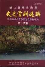 峨山彝族自治县文史资料选辑  第14辑