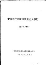 中国共产党新河县党史大事记  供讨论参考用