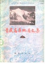 青藏高原地质文集  15  岩石、构造地质