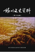 银川文史资料  第15辑