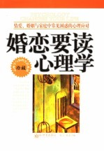 婚恋要读心理学  情爱、婚姻与家庭中常见困惑的心理应对