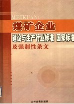 煤矿企业建设与生产行业标准  国家标准及强制性条文  第6卷