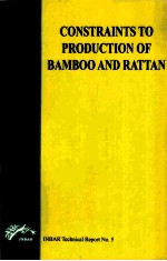 CONSTRAINTS TO PRODUCTION OF BAMBOO AND RATTAN