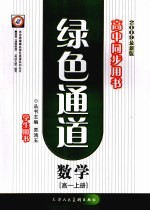 绿色通道2009最新版高中同步用书  数学  高一  上