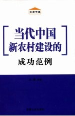 当代中国新农村建设的成功范例