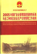 2005年煤矿安全管理国家强制性标准与各工种岗位安全生产日常管理工作准则  第2卷