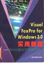 Visual FoxPro for Windows 3.0 实用教程  面向对象的可视程序设计