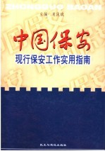 中国保安：现行保安工作实用指南  下