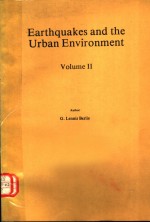 EARTHQUAKES AND THE URBAN ENVIRONMENT VOLUME 2