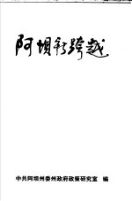 阿坝新跨越：阿坝州州、县、州级各部门、企事业单位及各景区领导同志调研与思考论文汇编  2004-2005