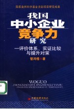 我国中小企业竞争力研究  评价体系、实证比较与提升对策