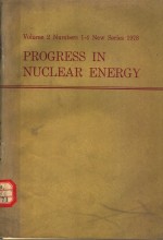 VOLUME 2 NUMBER NEW SERIES 1978 PROGRESS IN NUCLEAR ENERGY