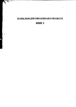 30 SOLDERLESS BREADBOARD PROJECTS  BOOK 2