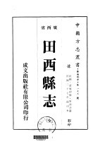 田西县志  全