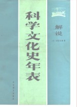 解说科学文化史年表