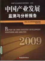 中国产业发展监测与分析报告  2009