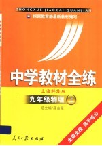 中学教材全练·九年级物理  上海科技版  上