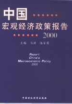 中国宏观经济政策报告  2000